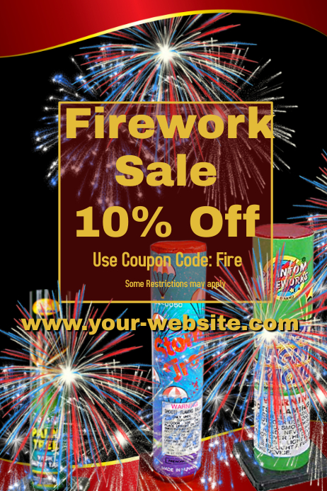 Firework Sale Event Template | PosterMyWall
