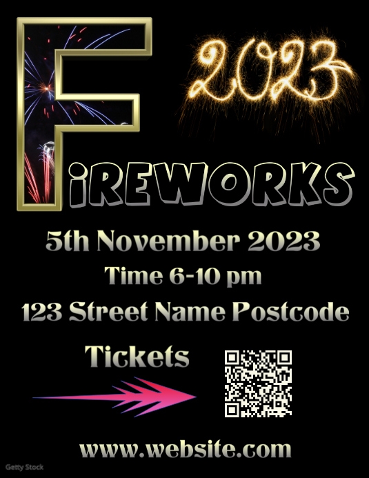 Fireworks flyer Template | PosterMyWall