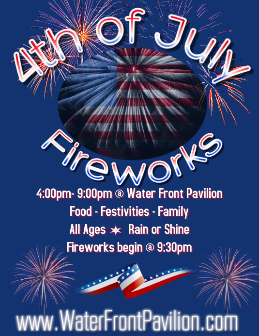 Fireworks Template PosterMyWall