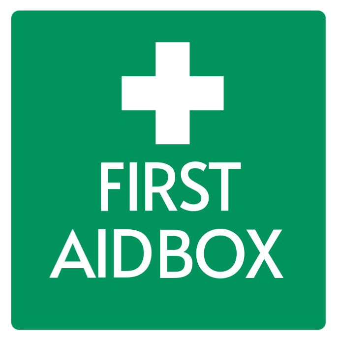 First aid box sign Template | PosterMyWall