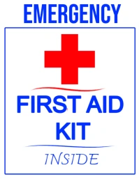 First Aid Kit Sign Template