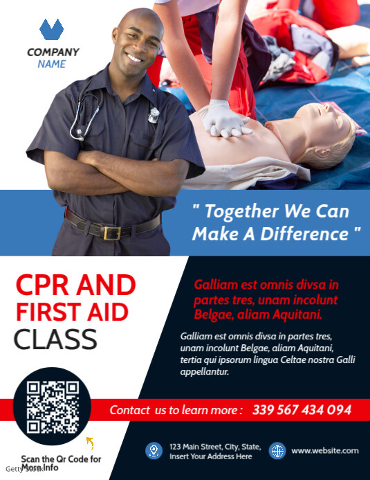 First Aid Poster Template 👉 Editable First Aiders Poster (teacher