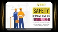 First Aid Training Digital Signage template