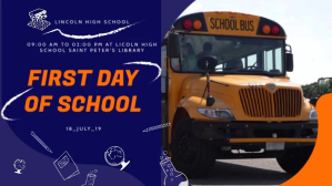 First Day of School Event Video Banner Facebook-covervideo (16:9) template