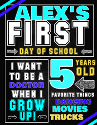family collage flyer us letter templates postermywall firstday flyers