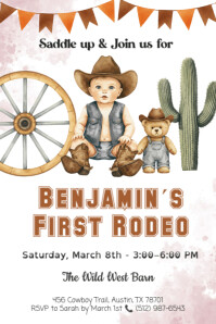 First Rodeo Invitation Template