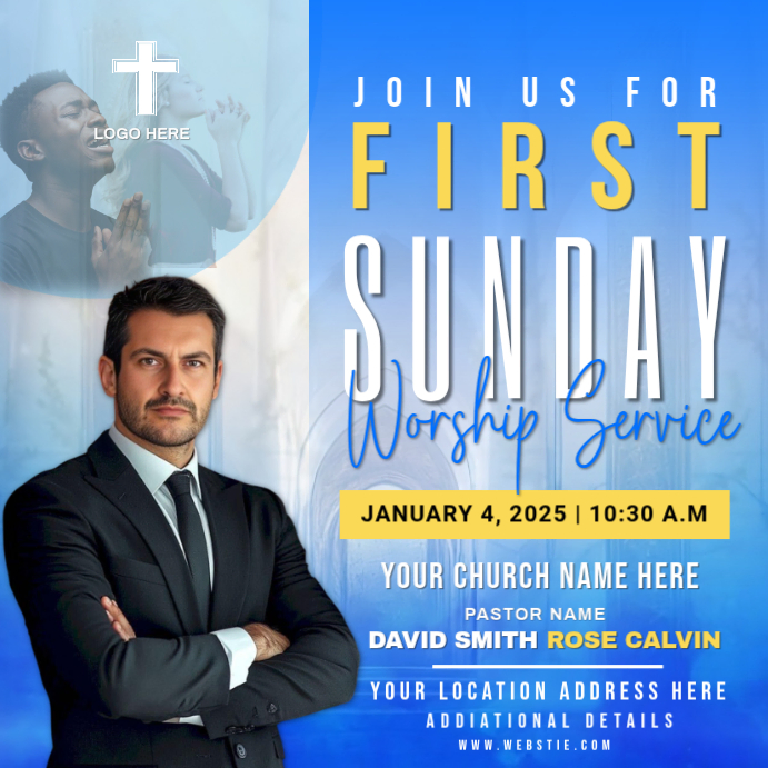 Copy of First Sunday | PosterMyWall