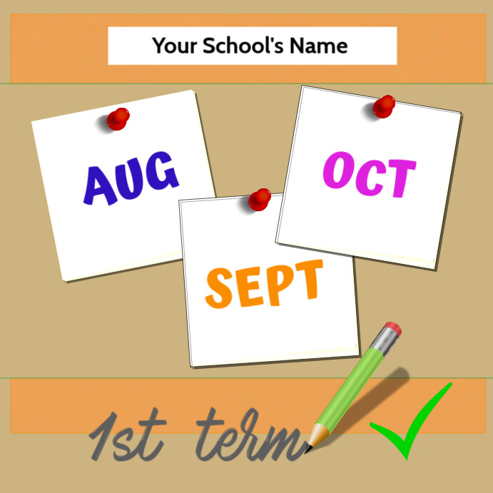 firstterm Template | PosterMyWall