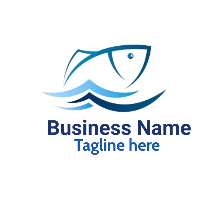 Fish business logo Template | PosterMyWall