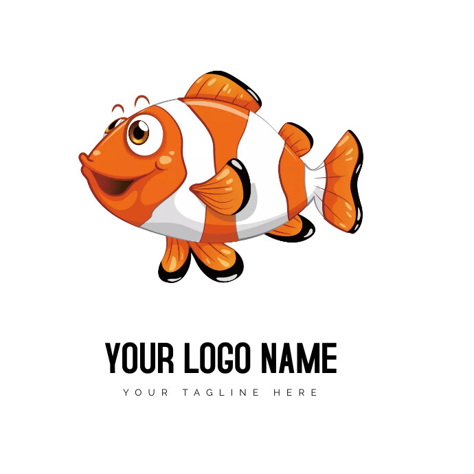 Smiling Fish Design Template Fish Template | PosterMyWall