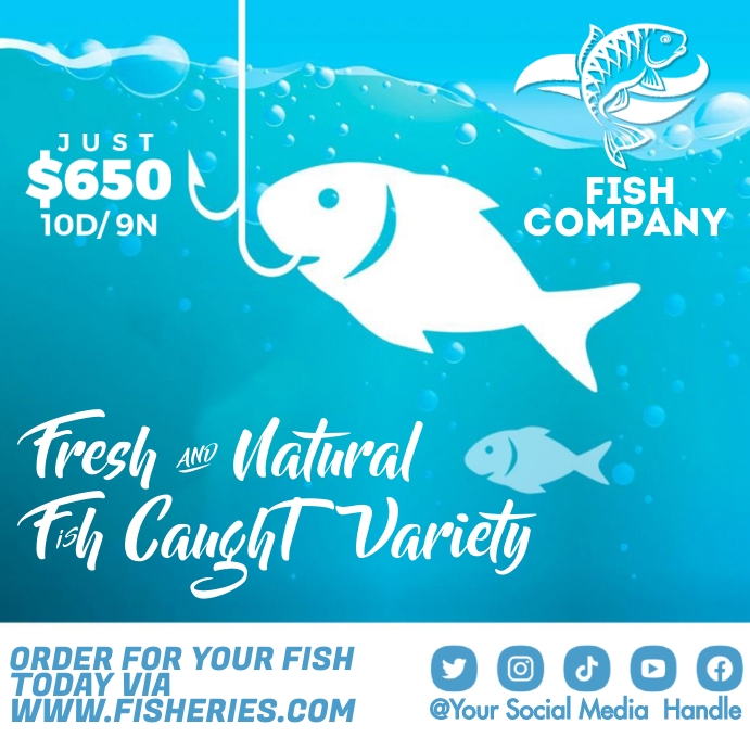 fish Template | PosterMyWall