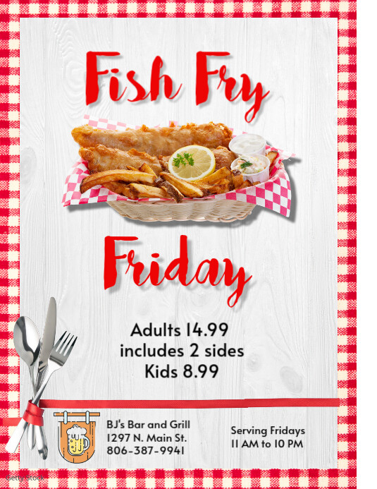 Copy of Fish Fry (US Letter) | PosterMyWall