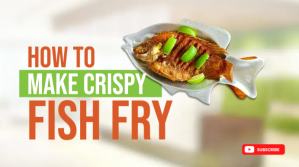 Hvid Fish Fry Cooking YouTube Thumbnail Template YouTube Thumbnail