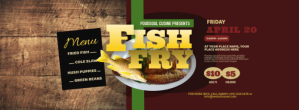 Fish Fry Facebook Cover Photo template