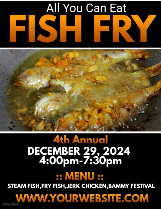 Fish fry flyer Template PosterMyWall