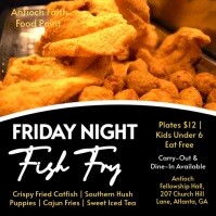 Fish Fry Flyer Instagram Post template