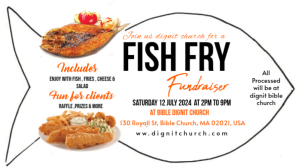 Fish Fry Fundraiser Twitter post template