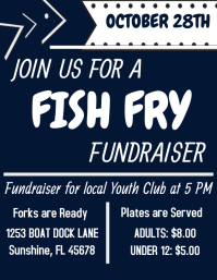 fish fry poster template a0edd240e1a94f2bc9e9e53cd23a05ca