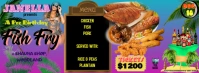FISH FRY TICKET Facebook Cover Photo template