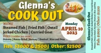 Fish Fry Ticket Facebook Ad template