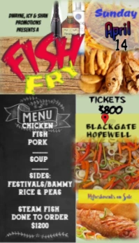 Fish Fry Tickets Ikhadi Lebhizinisi template