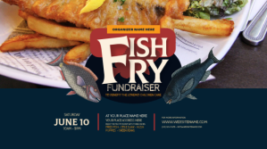 Fish Fry Twitter Post template