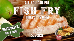 FISH FRY VIDEO Digitalt display (16:9) template