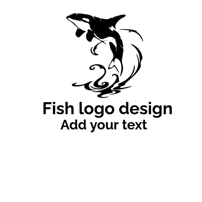 fish logo template