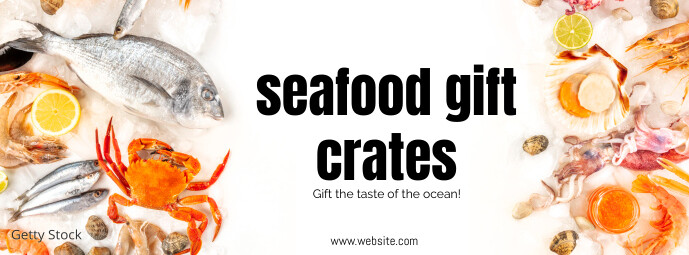 Fish Market Ad with Offer of Seafood Template | PosterMyWall