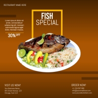 fish menu Template | PosterMyWall