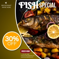 fish menu Template | PosterMyWall