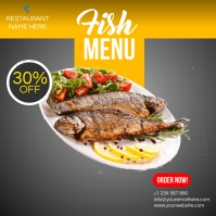 fish menu Template | PosterMyWall