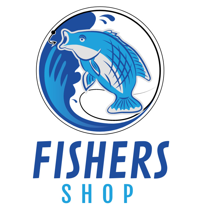 Fish Shop logo design template | PosterMyWall