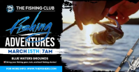 Fishing Adventures Banner Image partagée Facebook template