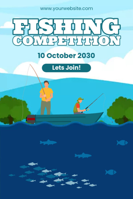 fishing competition template | PosterMyWall