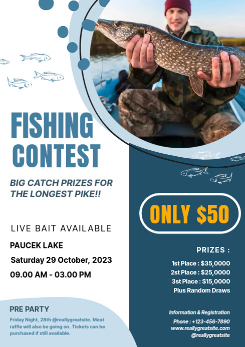 Fishing Contest Template PosterMyWall