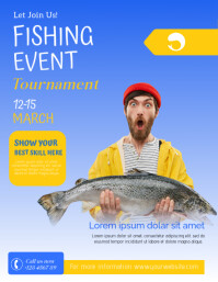 FISHING CONTEST TOURNAMENT Flyer (US Letter) template