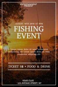 900 Fishing Tournament Template Customizable Design Templates