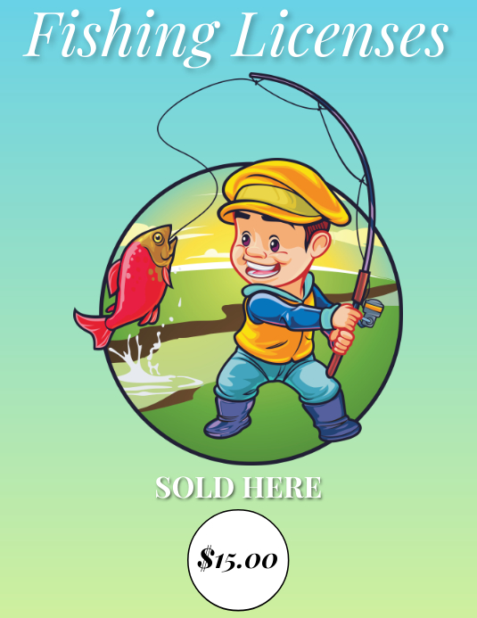FISHING LICENSE Template | PosterMyWall FISHING LICENSE Template | PosterMyWall