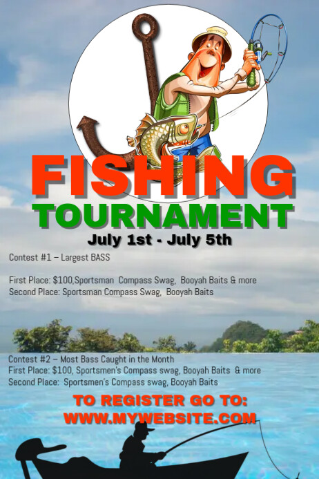 Fishing Tournament Template PosterMyWall