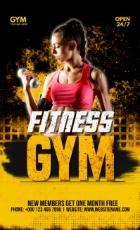 FITNESS & GYM FLYER US Legal template