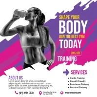 Fitness Ad Template Square (1:1)
