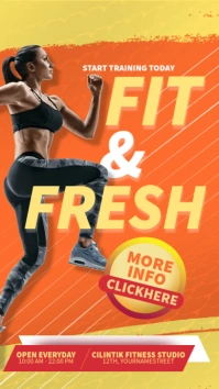 Fitness Ads Instagram Story template