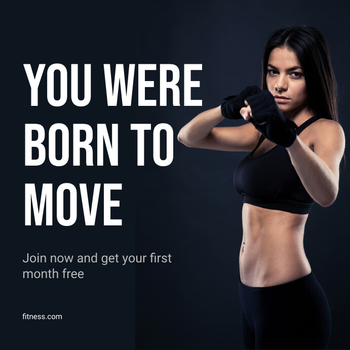 Gym Add Plantilla de Fitness And Gym Add | PosterMyWall