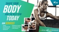 Fitness Center Ad Pos Twitter template