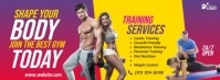 Fitness Center Ad Facebook Cover Photo template