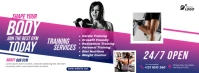 Fitness Center Facebook Cover Template