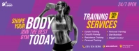 Fitness Center Facebook Cover Template