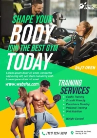 Fitness Center Flyer A4 template