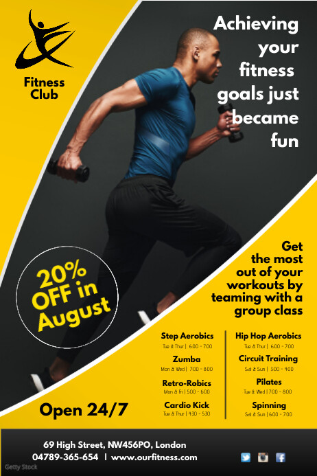 8 english exercise class Flyer Fitness PosterMyWall Club Template 8 english exercise class Flyer Fitness PosterMyWall Club Template
